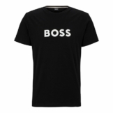 BOSS T-Shirt T-Shirt RN mit großem Markenprint auf der Brust