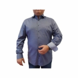 Eterna Langarmhemd marineblau (1-tlg)