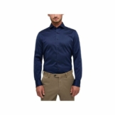 Eterna Langarmhemd marineblau (1-tlg)