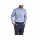 Eterna Langarmhemd mittel-blau (1-tlg)