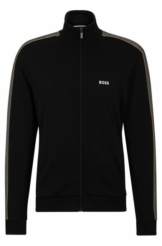 BOSS Sweatjacke Tracksuit Jacket mit Kontraststreifen
