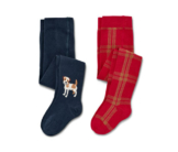 2 Kinder-Strumpfhosen, Hund