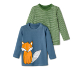 2 Kleinkind-Langarmshirts