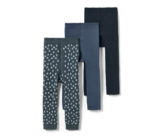 3 Kleinkind-Thermoleggings, Tropfen blau