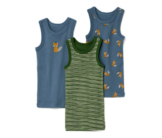 3 Kleinkind-Unterhemden, Fuchs