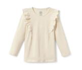 Kinder-Langarmshirt, creme