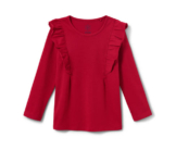 Kinder-Langarmshirt, rot