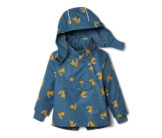 Kleinkind-Regenjacke, Fuchs-Alloverprint
