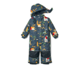 Kleinkind-Schneeanzug, Fuchs-Alloverprint