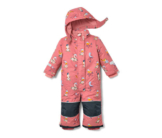 Kleinkind-Schneeanzug, Vogel-Alloverprint