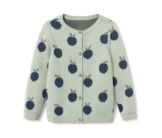 Kleinkind-Strickjacke, Blaubeere