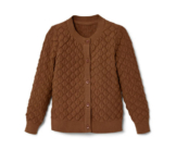 Kleinkind-Strickjacke, braun