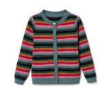 Kleinkind Strickjacke, geringelt