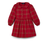 Kleinkind-Webkleid, kariert