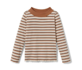 Rippshirt, weiß geringelt