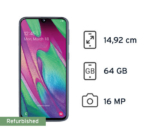 Samsung Galaxy A40 schwarz (Refurbished)