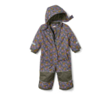 Schneeanzug mit Blümchen-Print