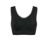 Seamless-Bustier, schwarz