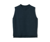 Strickpullunder mit RWS-Wolle, blau