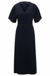 BOSS Jerseykleid Dawinga2 mit V-Ausschnitt (1-tlg)
