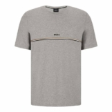 BOSS Kurzarmshirt Unique T-Shirt mit Boss-Logo auf Brust