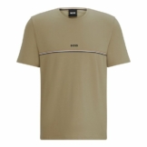 BOSS Kurzarmshirt Unique T-Shirt mit Boss-Logo auf Brust