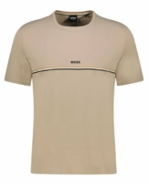 BOSS Pyjamaoberteil Herren Schlafshirt UNIQUE (1-tlg)