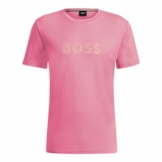BOSS T-Shirt T-Shirt RN mit großem Markenprint auf der Brust