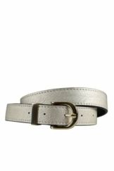 COLLEZIONE ALESSANDRO Synthetikgürtel Shiny aus metallisierendem Material