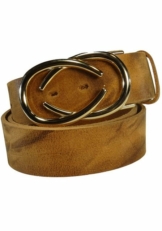 RETTUNGSRING by showroom 019° Ledergürtel mit austauschbarer Schließe »Die Elegante Gold«