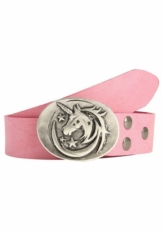 RETTUNGSRING by showroom 019° Ledergürtel mit austauschbarer Schließe »Einhorn Kristall«