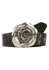 RETTUNGSRING by showroom 019° Ledergürtel mit austauschbarer Schließe >Rose