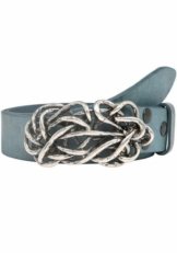 RETTUNGSRING by showroom 019° Ledergürtel mit austauschbarer Schließe »Strohknoten«