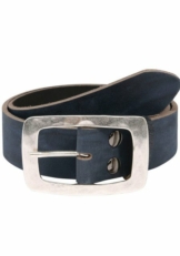 RETTUNGSRING by showroom 019° Ledergürtel mit eckiger Schließe im Vintage-Look