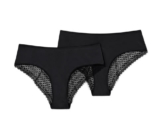 2 Brazilslips, schwarz