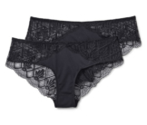 2 Brazilslips, schwarz