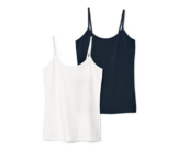 2 Hemdchen, blau und weiß