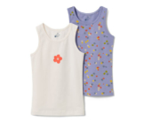 2 Kleinkind-Unterhemden