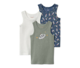 3 Kinder-Unterhemden