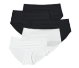 5 Magic-Cut-Pantys, weiß und schwarz