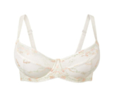 Bügel-BH mit Spitze, cremefarben