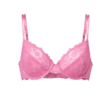 Bügel-BH mit Spitze, pink