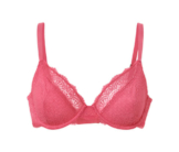 Bügel-BH mit Spitze, pink