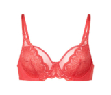Bügel-BH mit Spitze, rot