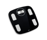 Digitale Körperanalysewaage, schwarz