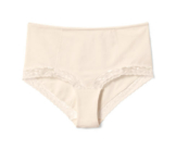 Highwaist-Slip, cremefarben