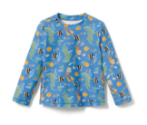 Kinder-Shirt mit UV-Schutzfaktor 80, blau