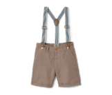 Kinder-Shorts, moccabraun