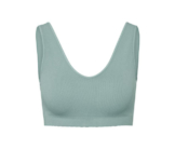 Seamless-Bustier, aqua