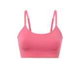 Seamless-Bustier mit Spitze, pink
